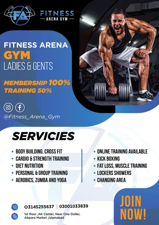 Fitness Arena — brochure