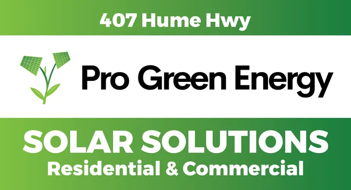 Pro Green Energy — front road sign